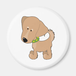 Golden retriever magnet