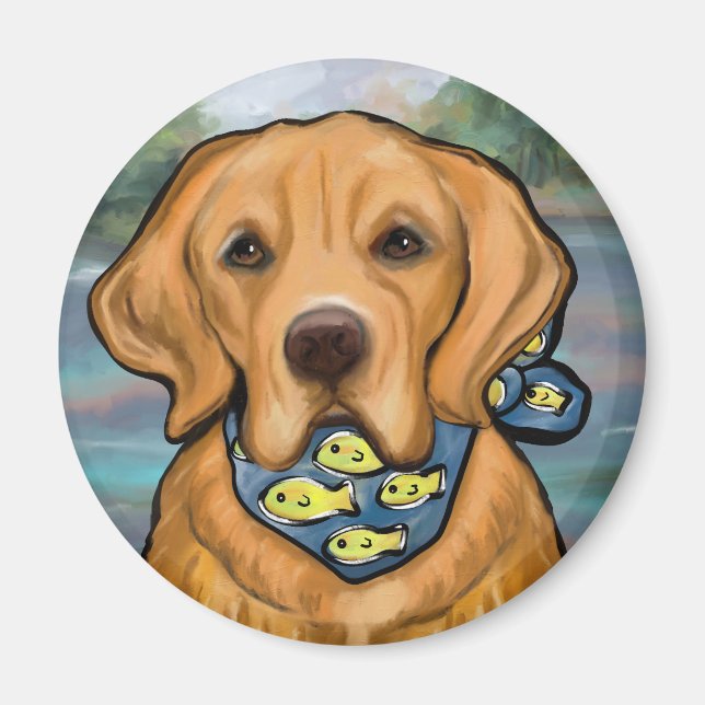 Golden Retriever Magnet (Vorne)