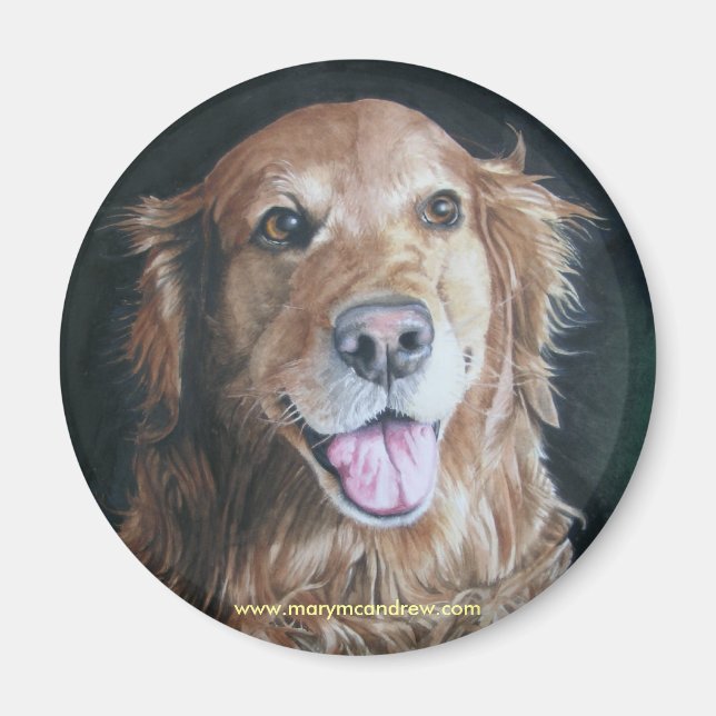 Golden Retriever Magnet (Vorne)