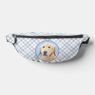 Golden Retriever Malerei Niedlich Original Hunde K Bauchtasche