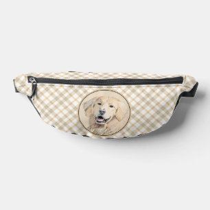 Golden Retriever Malerei Niedlich Original Hunde K Bauchtasche