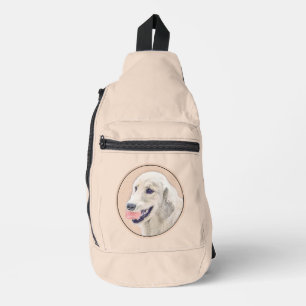Golden Retriever Malerei Niedlich Original Hunde K Crossbody Bag