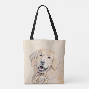 Golden Retriever Malerei - Niedliche Original Hund