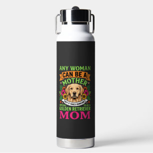 Golden-Retriever-Mama Florale Hunde Liebhaberin Trinkflasche