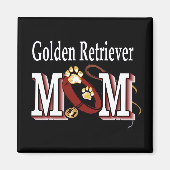 Golden Retriever Mama Geschenke Magnet (Vorne)