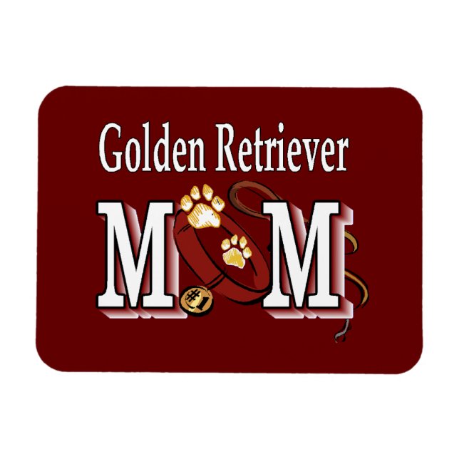 Golden Retriever Mama Geschenke Magnet (Horizontal)