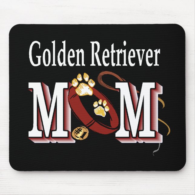 Golden Retriever Mama Geschenke Mousepad (Vorne)