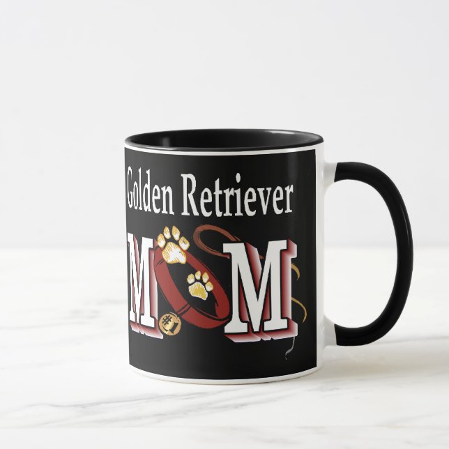 Golden Retriever Mama Geschenke Tasse (Rechts)