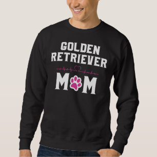Golden Retriever Mama Herzschlag Paw Sweatshirt