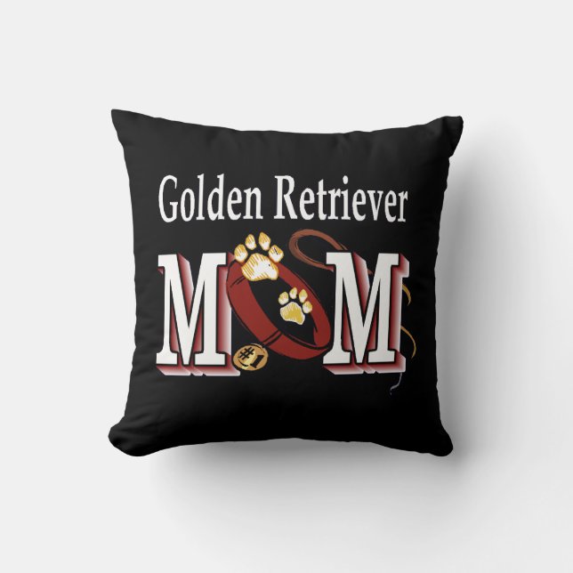 Golden Retriever Mama Kissen (Vorderseite)
