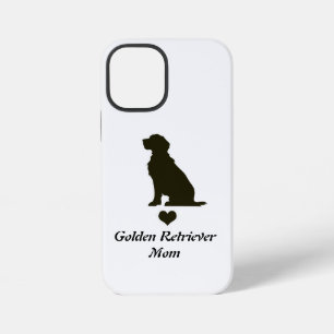 Golden Retriever Mama Silhouette Herz T-Shirt Hund iPhone 12 Mini Hülle