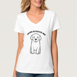 Golden Retriever Mama Süßes Hund Geschenk T-Shirt