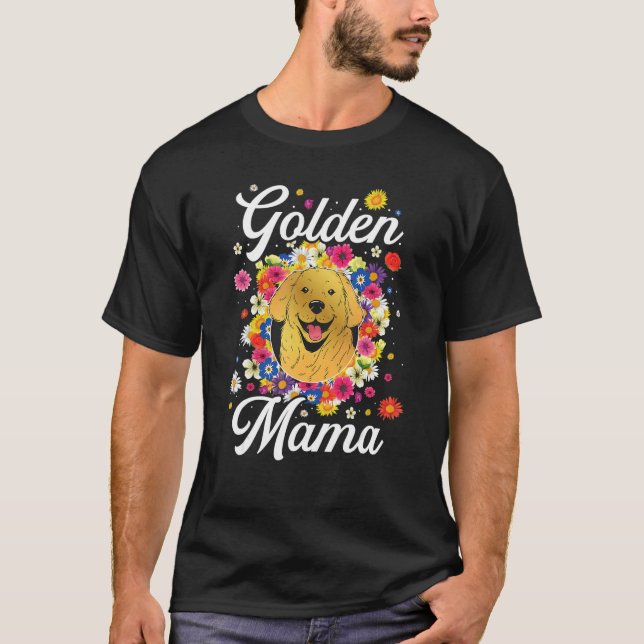 Golden Retriever Mama T-Shirt (Vorderseite)