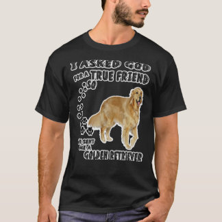 Golden Retriever Mama Vater Kostüm Niedlich T-Shirt