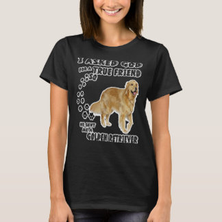 Golden Retriever Mama Vater Kostüm Niedlich T-Shirt