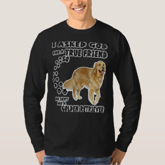 Golden Retriever Mama Vater Kostüm Niedlich T-Shirt