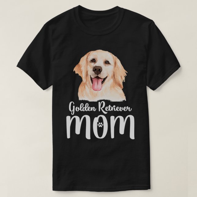 Golden Retriever Mama Welpe Women's Dog Lover T-Shirt (Design vorne)