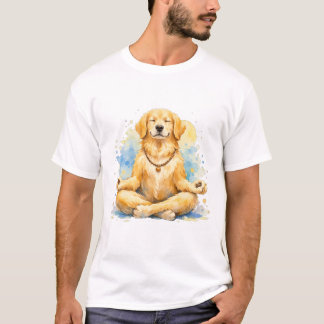 Golden Retriever Meditations-Hund Tee - Friedliche