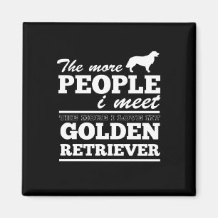 Golden retriever, mehr, die, treffe ich magnet