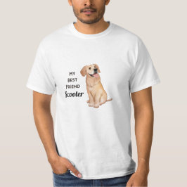 Golden Retriever Mein bester Freund Individuelle N T-Shirt