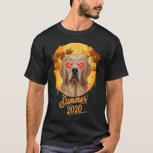 Golden Retriever mit Sonnenbrille Palme Strand S T-Shirt