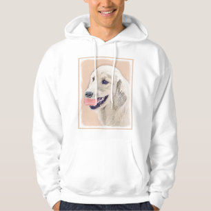 Golden Retriever mit Tennis Ball Malerei Hund Kuns Hoodie