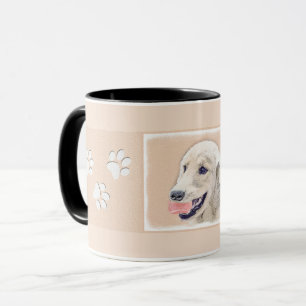 Golden Retriever mit Tennis Ball Malerei Hund Kuns Tasse
