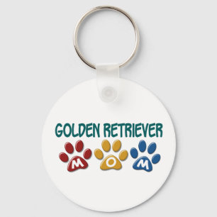 GOLDEN RETRIEVER Mom Paw Print 1 Schlüsselanhänger