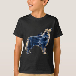 Golden Retriever mondhelle Wildnis Berg T-Shirt