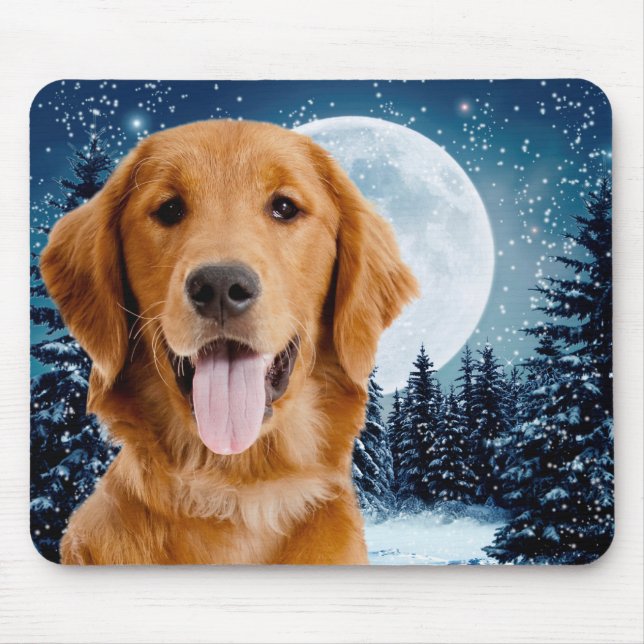 Golden Retriever Mousepad (Vorne)