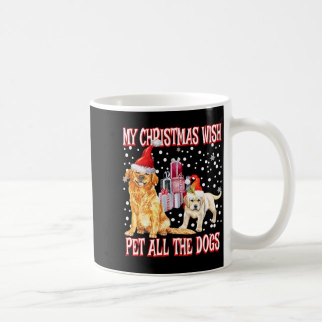 Golden Retriever My Christmas Wish Pet All The D  Kaffeetasse (Rechts)