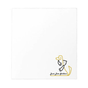 Golden Retriever Notepad, Just Liebe Goldens Notizblock
