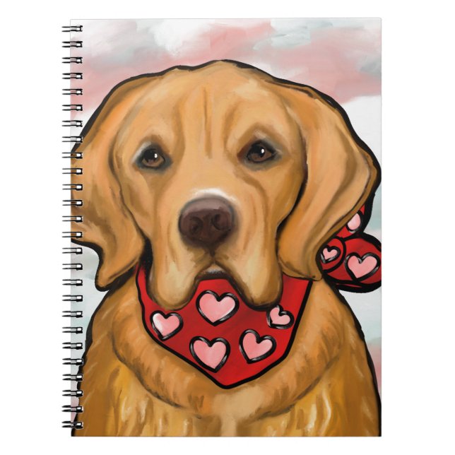 Golden Retriever Notizblock (Vorderseite)