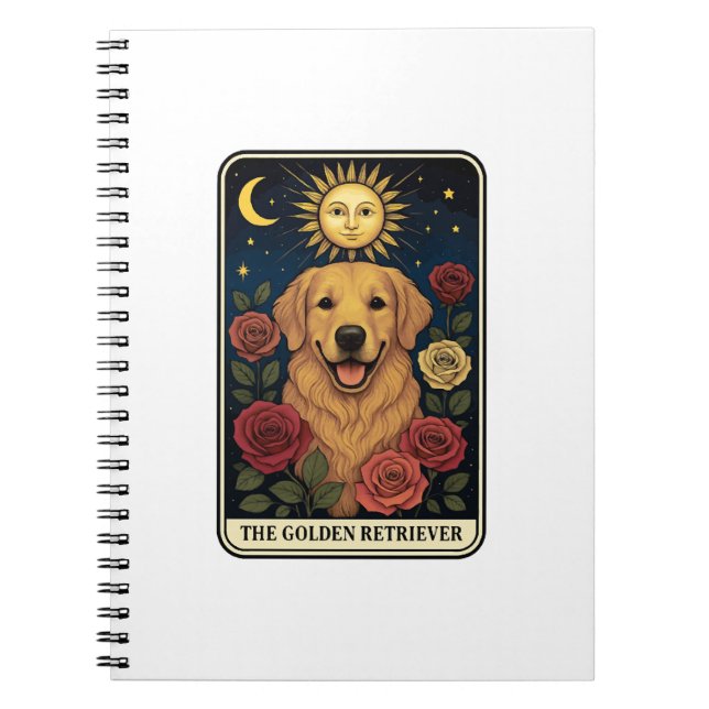 Golden Retriever Notizblock (Vorderseite)