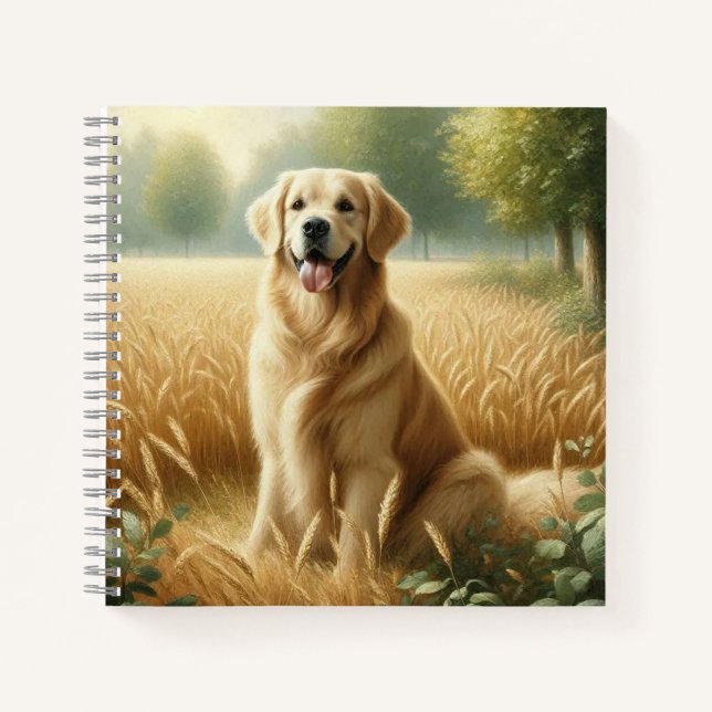 Golden Retriever Notizbuch (Vorderseite)