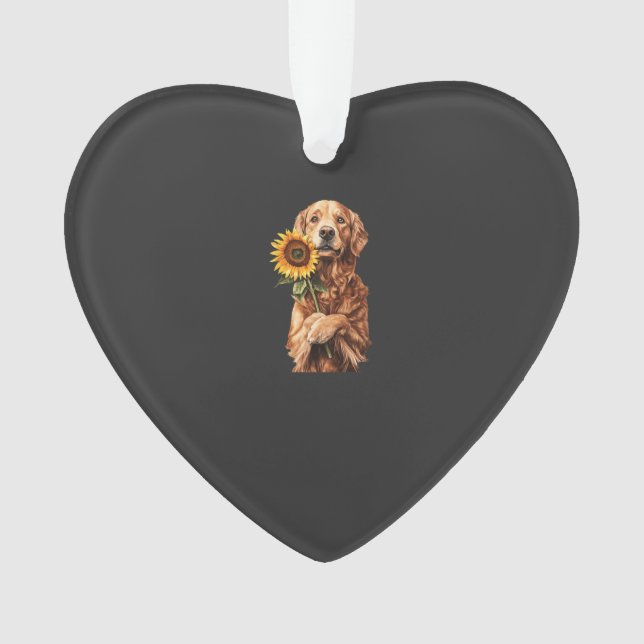 Golden Retriever    Ornament (Vorderseite)