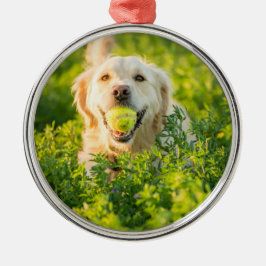 Golden Retriever Ornament Aus Metall