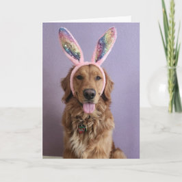 Golden Retriever Ostern Karte