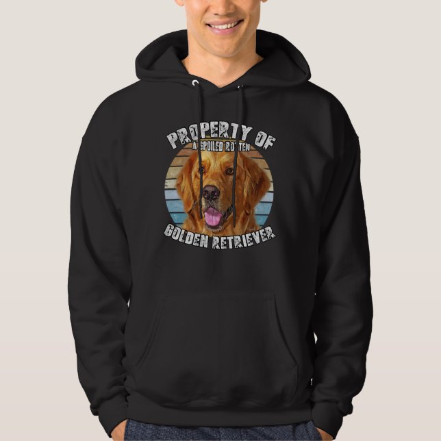 Golden Retriever Owner   Retro Property Of Hoodie (Vorderseite)