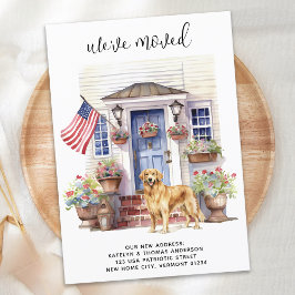 Golden Retriever Patriotic Personalisiert Dog Movi Ankündigung