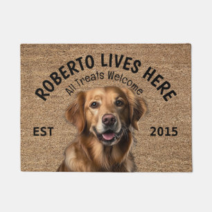 Golden Retriever Personalisiert Hund Lover Doormat Fußmatte