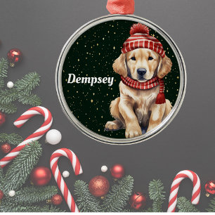 Golden Retriever Personalisiert Weihnachtsschmuck