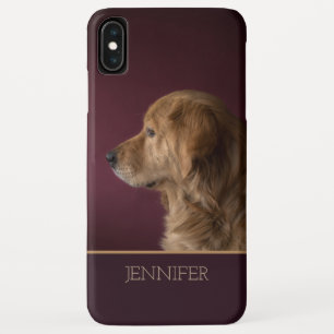Golden Retriever Personalisierter Name   Hund Case-Mate iPhone Hülle