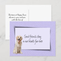 Golden Retriever Pet Loss aus dem Tierarzt