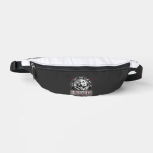Golden Retriever plant Hund Abzeichen Design Bauchtasche