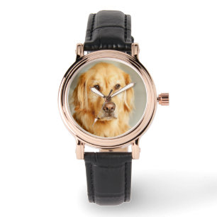 Golden Retriever Portrait Armbanduhr