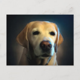 Golden Retriever Portrait Postkarte