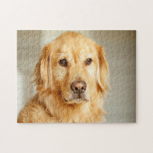 Golden Retriever Portrait Puzzle