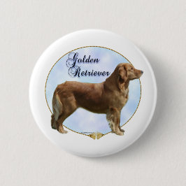 Golden Retriever Portrait - Schaltfläche Button