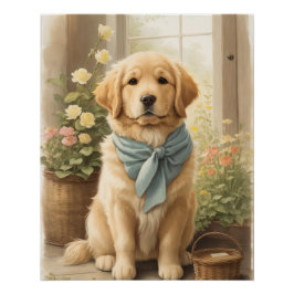 Golden Retriever Poster